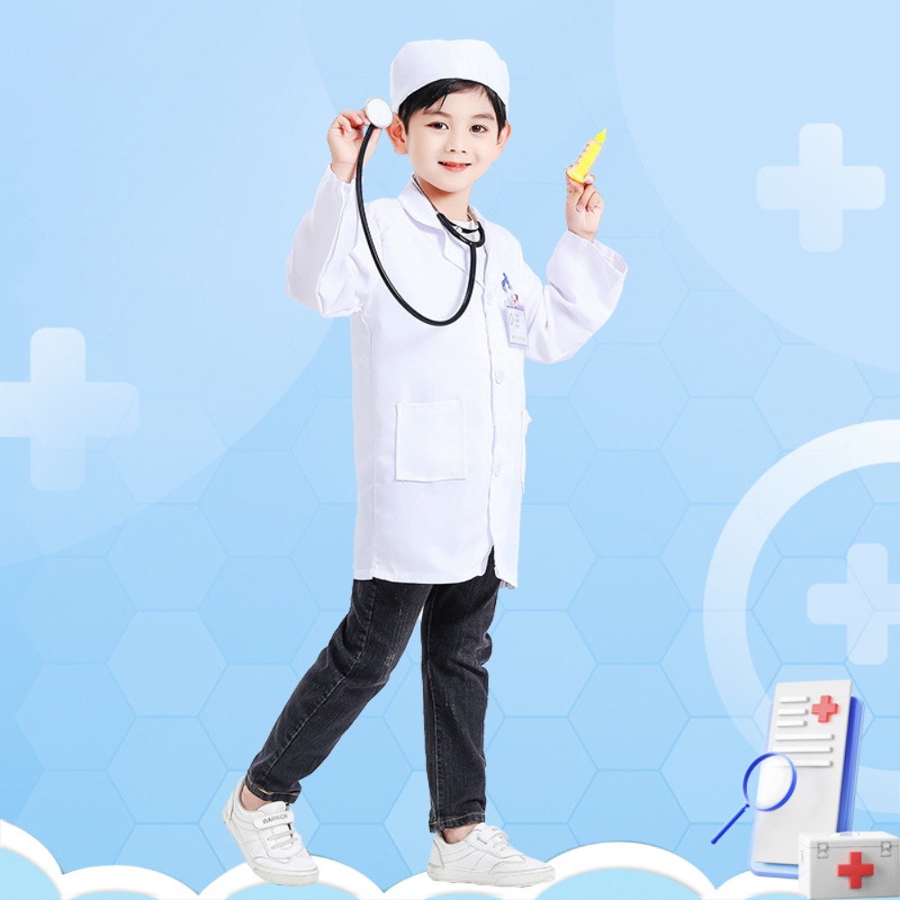 Kids Doctor & Nurse Role Play  - Medical Lab Coat review and price