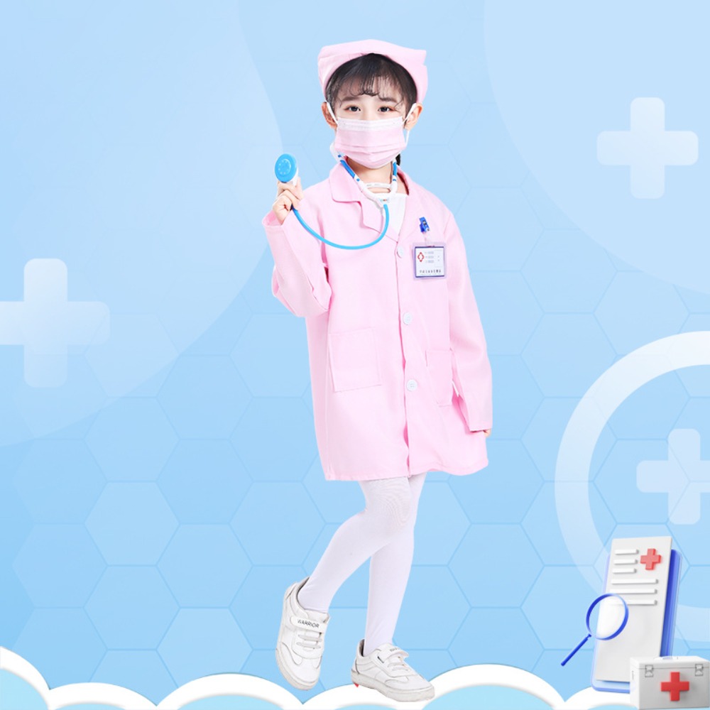 Kids Doctor & Nurse Role Play  - Medical Lab Coat review and price