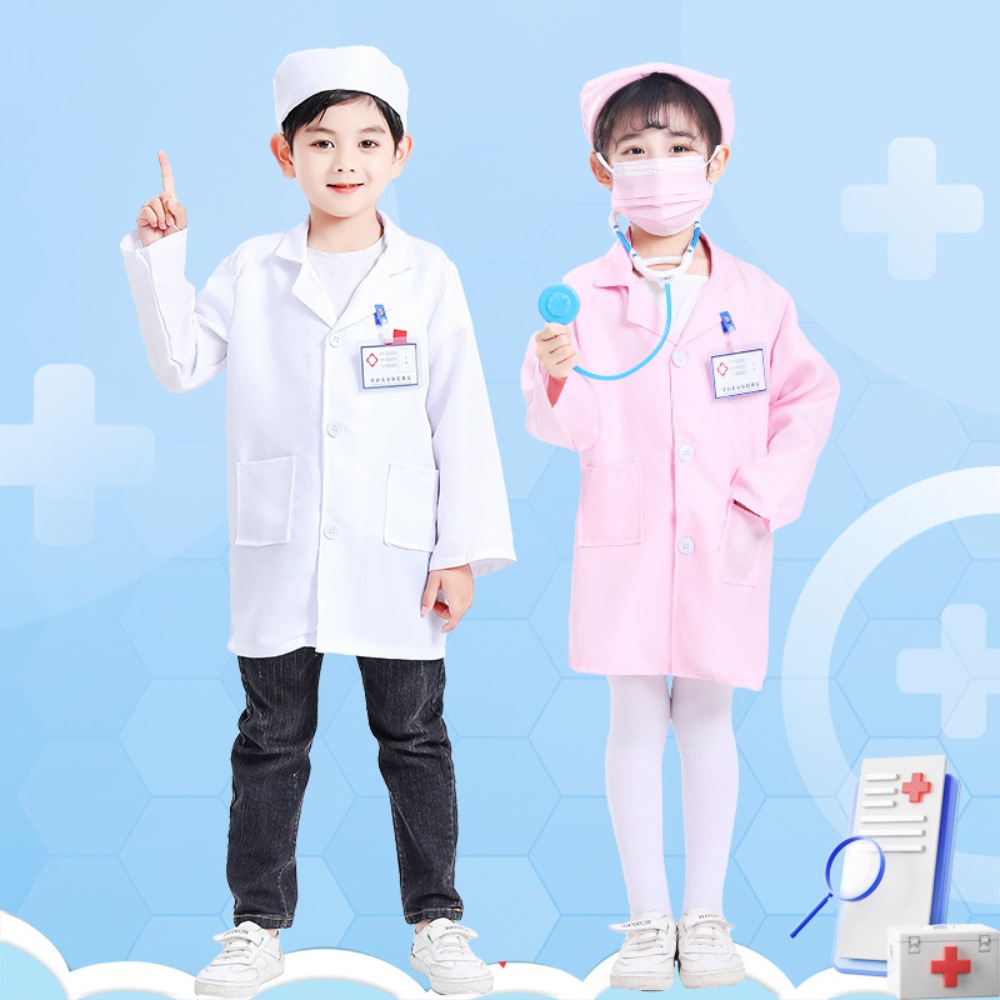 Kids Doctor & Nurse Role Play  - Medical Lab Coat review and price