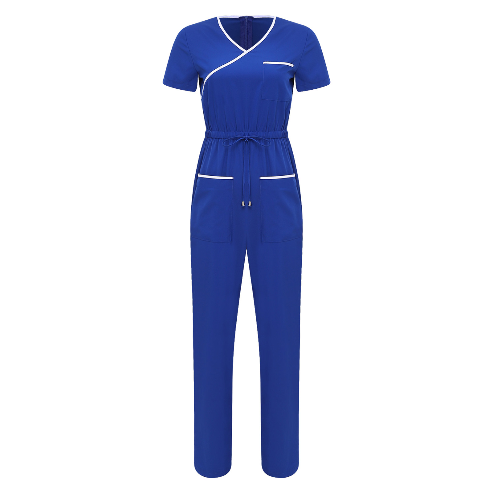 Women Scrubs Jumpsuit with Poc - Medical Lab Coat review and price